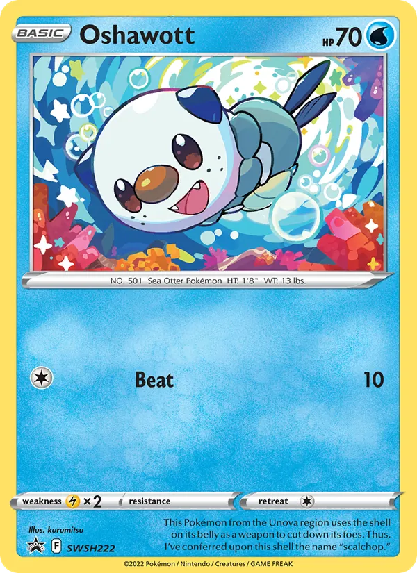 Oshawott, SWSH Black Star Promos Nº SWSH222