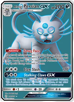 Alolan Persian GX, Cosmic Eclipse Nº 219 Normal