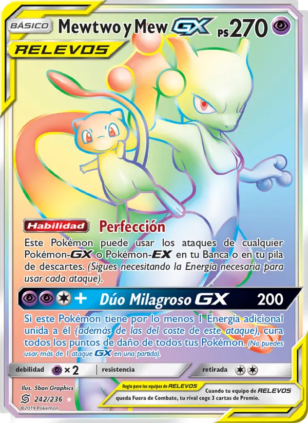 Mewtwo y Mew GX, Mentes Unidas No. 242