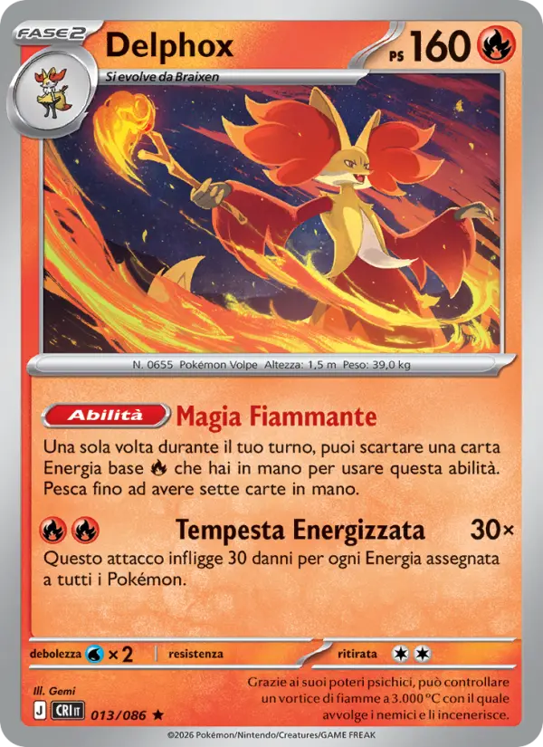 Delphox, Caos Nascente Nº 013