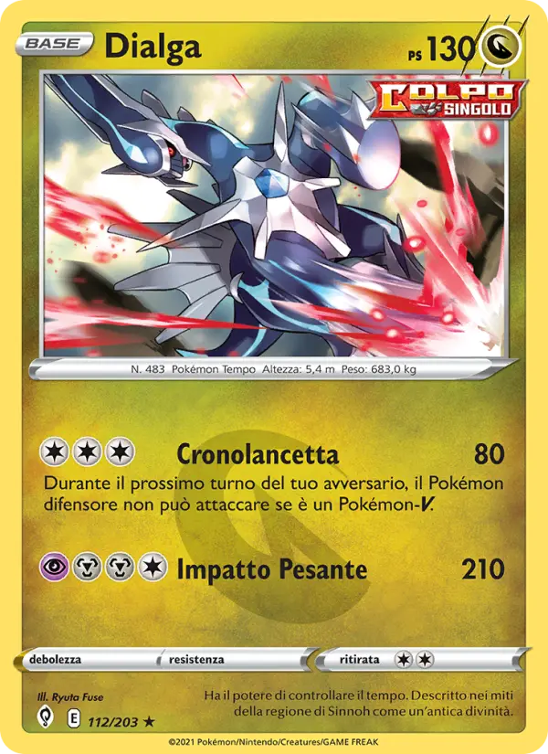 Dialga, Evoluzioni Eteree No. 112