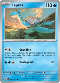 Lapras, Ossidiana Infuocata Nº 045 Normal
