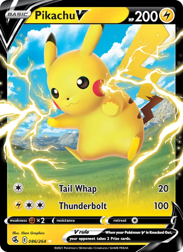 Pikachu V, Fusion Strike No. 86