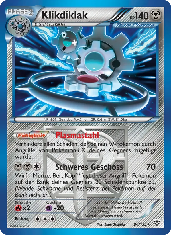 Klikdiklak, Plasma-Sturm Nº 90