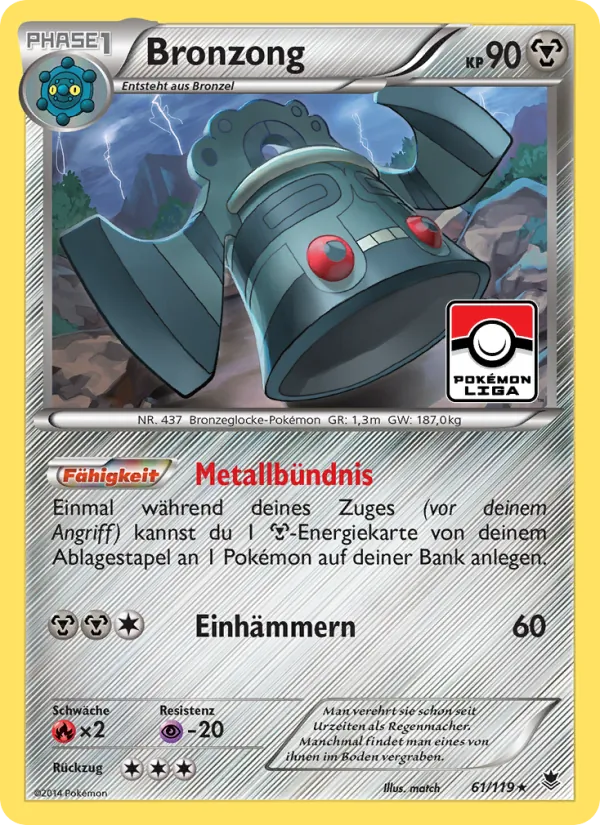 Bronzong, Phantomkräfte No. 61