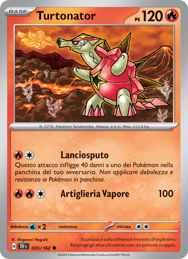 Turtonator, Cronoforze No. 035