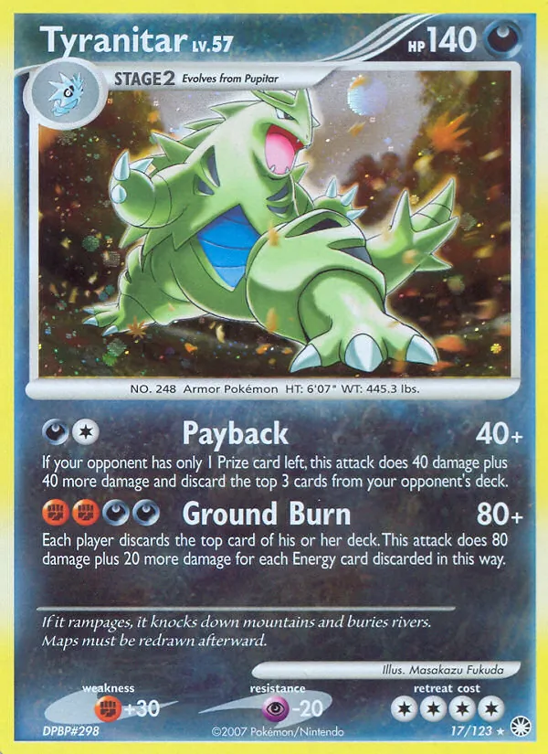Tyranitar, Mysterious Treasures No. 17