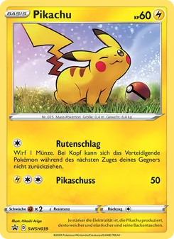 Pikachu, SCSC Promokarten No. SWSH039 Holo