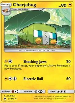 Charjabug, Sun & Moon Nº 51 Normal