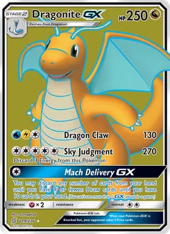 Dragonite GX, Unified Minds Nº 229 Normal