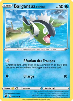 Bargantua de Hisui, Astres Radieux No. 043 Normal