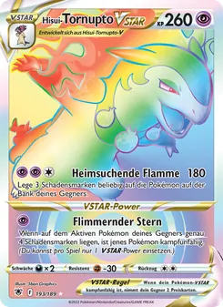 Hisui-Tornupto VSTAR, Astralglanz Nº 193 Holo