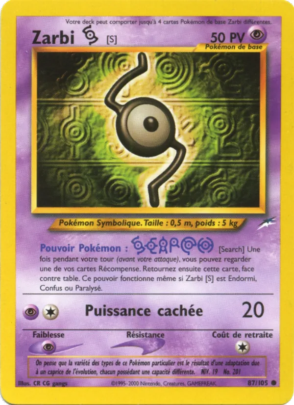 Zarbi S, Neo Destiny Nº 87