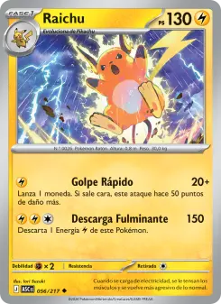 Raichu, Héroes Ascendentes No. 056 Normal