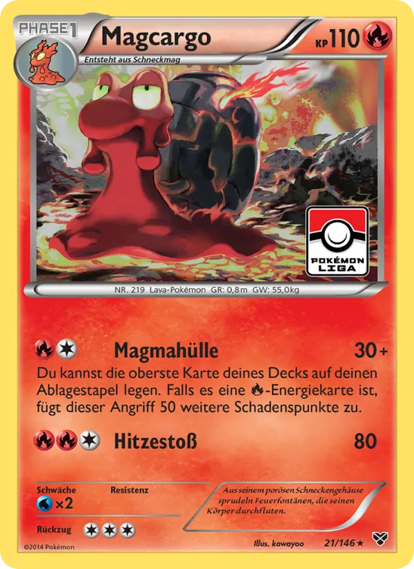 Magcargo, XY No. 21