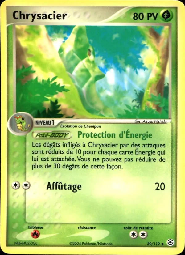 Chrysacier, EX Rouge Feu & Vert Feuille Nº 39