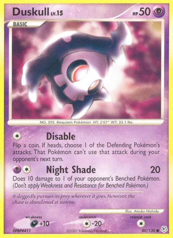 Duskull, Diamond & Pearl No. 80