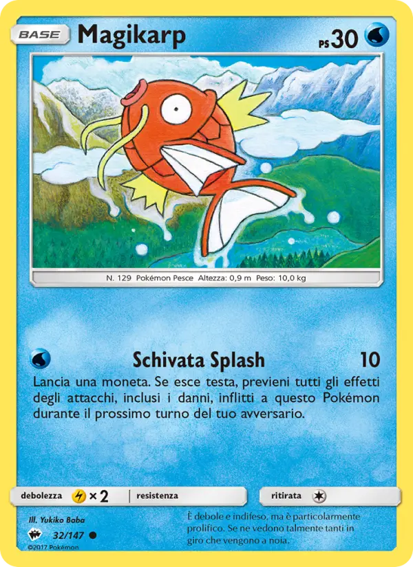 Magikarp, Ombre Infuocate Nº 32