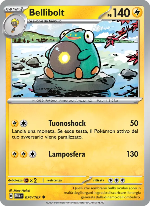 Bellibolt, Crepuscolo Mascherato Nº 074