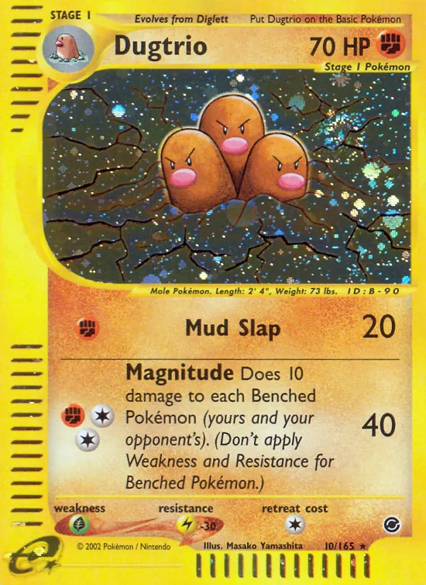 Dugtrio, Expedition Base Set No. 10
