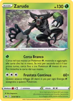 Zarude, Regno Glaciale No. 19 Holo