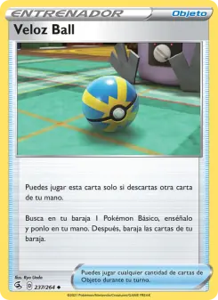 Veloz Ball, Golpe Fusión Nº 237 Normal