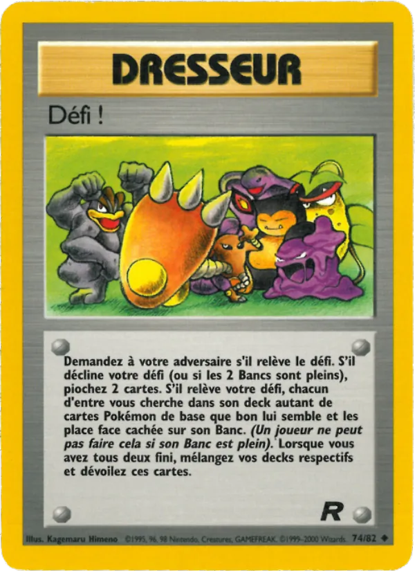 Défi !, Team Rocket Nº 74