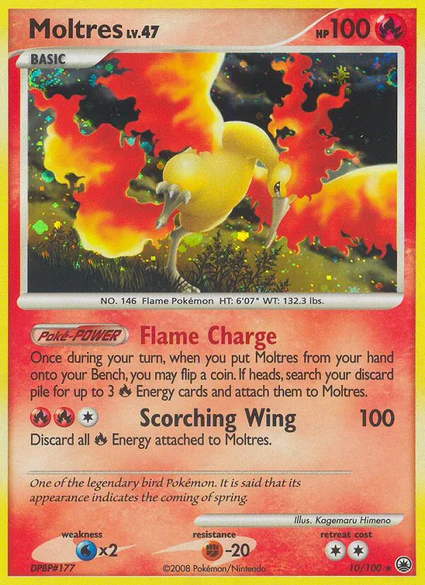Moltres, Majestic Dawn Nº 10