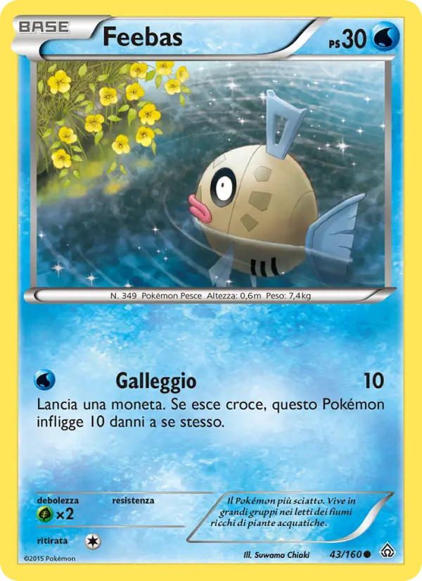 Feebas, Scontro Primordiale Nº 43