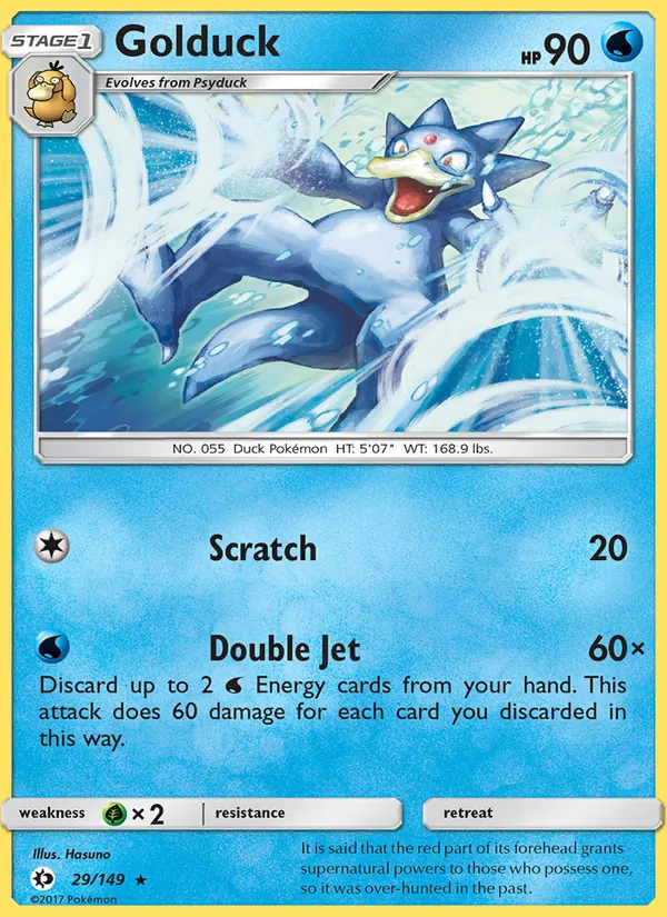 Golduck, Sun & Moon Nº 29