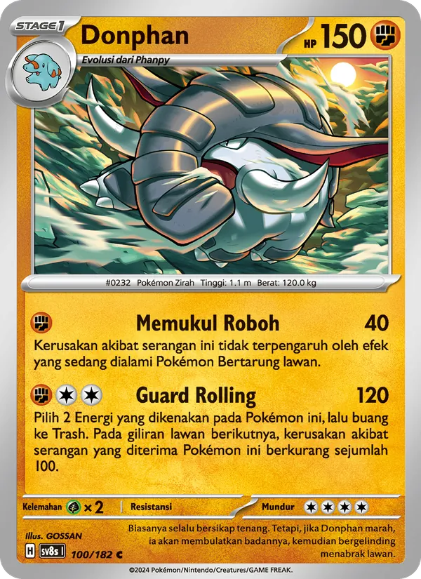 Donphan, Kilat Rasi No. 100