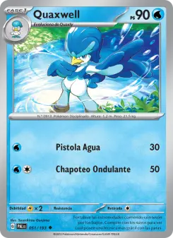 Quaxwell, Evoluciones en Paldea No. 051 Normal