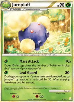 Jumpluff, HeartGold SoulSilver No. 6