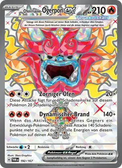 Ofenmaske-Ogerpon-ex, Maskerade im Zwielicht Nº 192 Holo