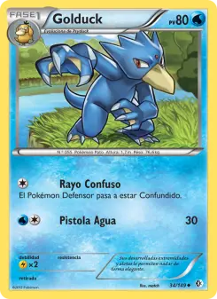Golduck, Fronteras Cruzadas Nº 34 Normal