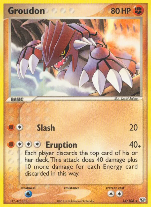 Groudon, Emerald Nº 14