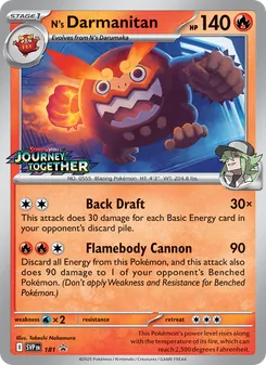 N's Darmanitan, SVP Black Star Promos Nº 181 Holo