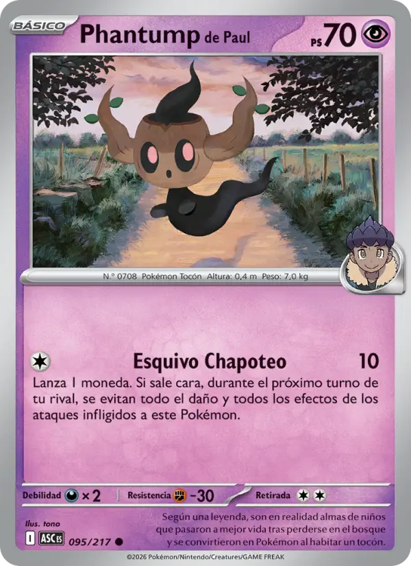 Phantump de Paul, Héroes Ascendentes No. 095