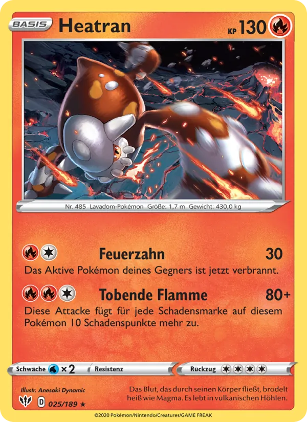 Heatran, Flammende Finsternis No. 25