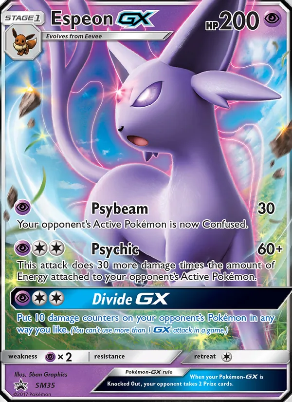 Espeon GX, SM Black Star Promos Nº SM35
