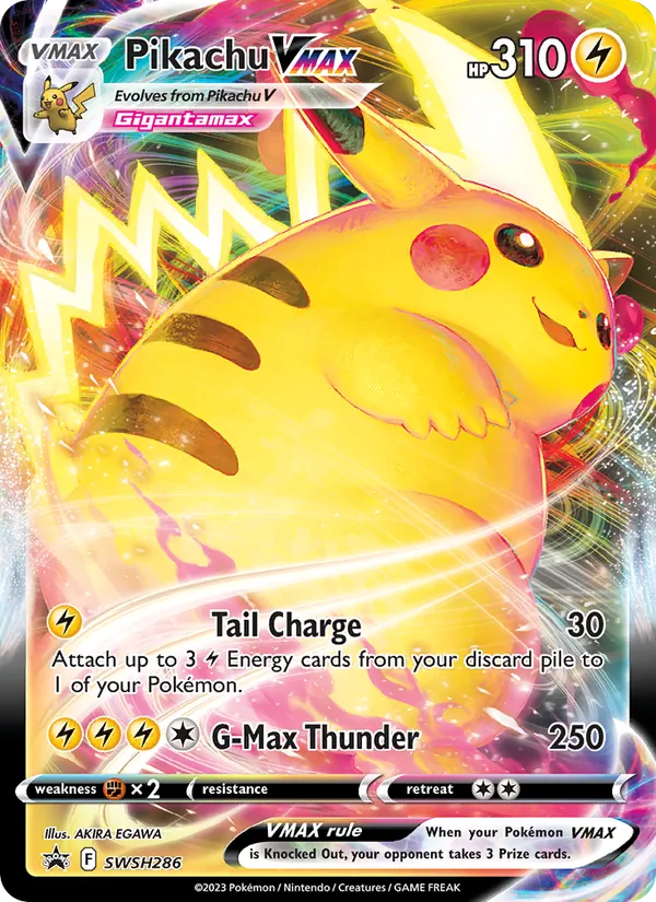 Pikachu VMAX, SWSH Black Star Promos No. SWSH286