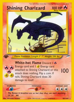 Shining Charizard, Neo Destiny No. 107 Holo
