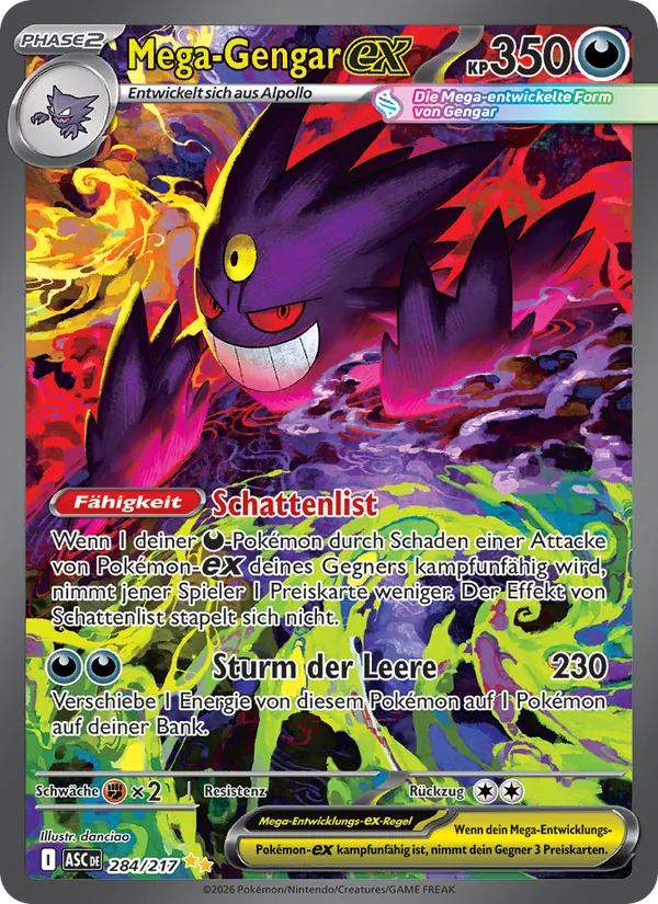 Mega-Gengar-ex, Erhabene Helden No. 284