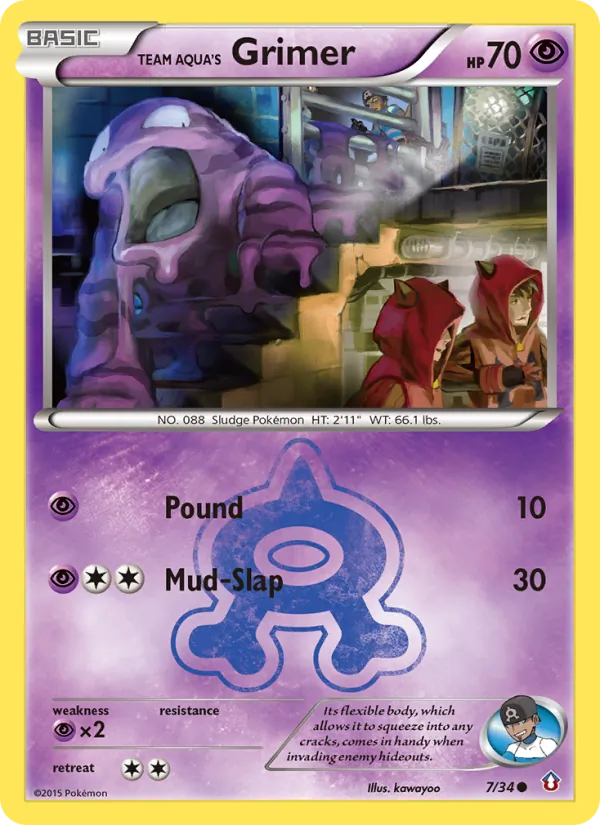 Team Aqua's Grimer, Double Crisis Nº 7