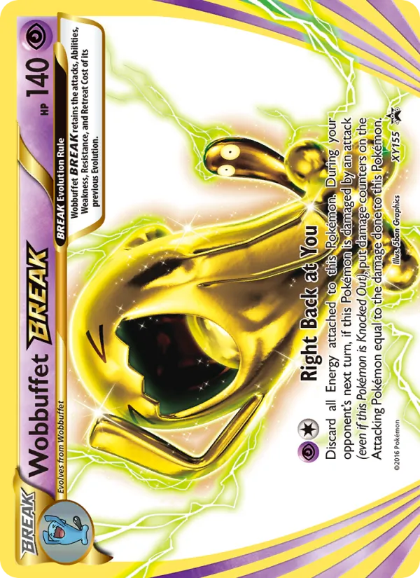 Wobbuffet BREAK, XY Black Star Promos No. XY155