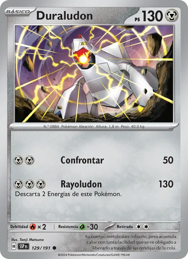 Duraludon, Chispas Fulgurantes Nº 129