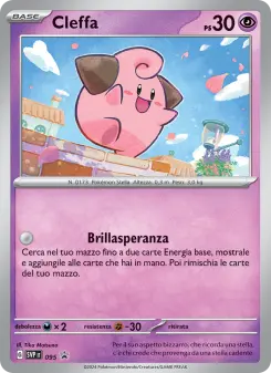 Cleffa, SVP Black Star Promos Nº 095 Holo