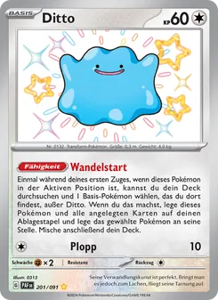 Ditto, Paldeas Schicksale No. 201 Holo