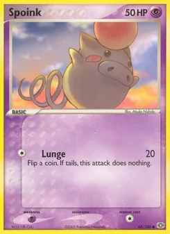 Spoink, Emerald Nº 66 Normal