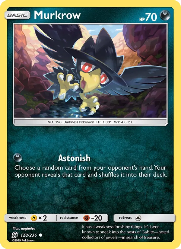 Murkrow, Unified Minds No. 128
